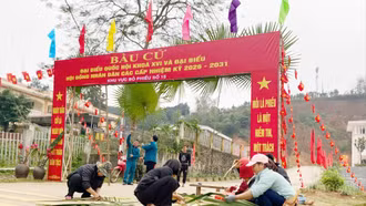 Nghĩa Đô sáng tạo trong tuyên truyền bầu cử