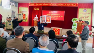 Phường Cam Đường chạy thử chương trình bầu cử