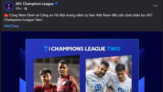 AFC gửi thông điệp tới 2 nhà vô địch Việt Nam ở Cúp C2 châu Á