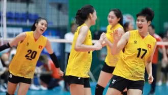 Thắng 4 trận, tuyển bóng chuyền U21 nữ Việt Nam vào vòng 16 đội giải thế giới