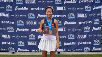 Tay vợt Việt Nam giành 2 chức vô địch ở giải đấu pickleball tại Australia