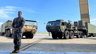 Mỹ lần đầu phô diễn hệ thống phóng tên lửa Typhon ở Nhật