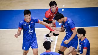 Bóng chuyền nam Philippines thua đậm trận "chào sân" giải VĐTG