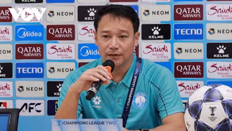 CLB Nam Định thắng đậm đại diện Thái Lan, HLV Vũ Hồng Việt vẫn chưa hài lòng