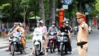 Phân luồng giao thông phục vụ Đại hội Thi đua yêu nước toàn quốc lần thứ XI