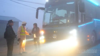 Cảnh báo an toàn giao thông tuyến đường lên Sa Pa