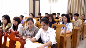 Phường Lào Cai: 80 đảng viên mới tham gia lớp bồi dưỡng lý luận chính trị khóa II năm 2025