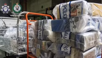 Australia phá đường dây nhập khẩu hơn 500 kg cocaine qua cảng Sydney