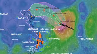 Bão Tapah có thể mạnh lên cấp 10, Bắc Bộ sắp mưa lớn diện rộng