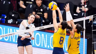 Gục ngã sau 5 set trước Brazil, bóng chuyền nữ Nhật Bản trắng tay