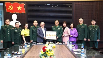 Ban Chỉ huy Bộ đội Biên phòng tỉnh Lào Cai thăm, chúc Tết Bính Ngọ 2026 tại xã Bát Xát