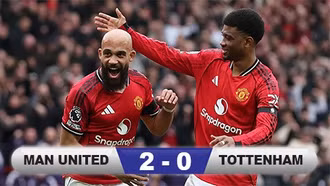 Kết quả MU 2-0 Tottenham: Quỷ đỏ nối dài mạch toàn thắng