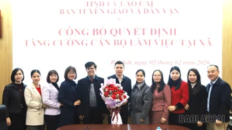 Ban Tuyên giáo và Dân vận Tỉnh ủy Lào Cai tăng cường cán bộ về xã Bát Xát