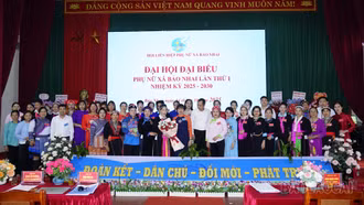 Đại hội đại biểu Phụ nữ xã Bảo Nhai lần thứ I, nhiệm kỳ 2025 - 2030