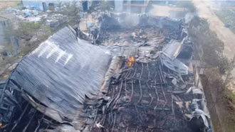 Vụ cháy tại Công ty Cổ phần Sản xuất và Thương mại LTT: Thiệt hại ước tính 45 tỷ đồng