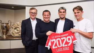Chính thức! Luis Diaz ra mắt Bayern Munich