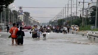 Hơn 470.000 người bị ảnh hưởng vì lũ lụt nghiêm trọng ở Thái Lan