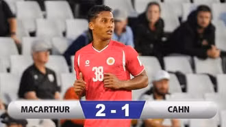 Kết quả Macarthur 2-1 Công an Hà Nội: Bất lợi tại AFC Champions League Two