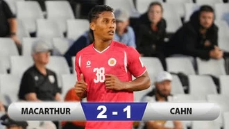 Kết quả Macarthur 2-1 Công an Hà Nội: Bất lợi tại AFC Champions League Two