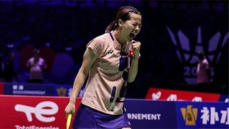 "Hot girl" cầu lông Nguyễn Thùy Linh thẳng tiến vào trận chung kết Korea Masters 2025