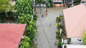 Philippines sơ tán hàng chục nghìn người dân tránh siêu bão Kalmaegi