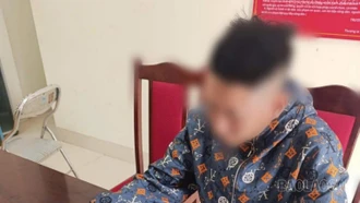 Công an xã Bản Lầu xử phạt hành chính đối tượng có hành vi bạo lực gia đình