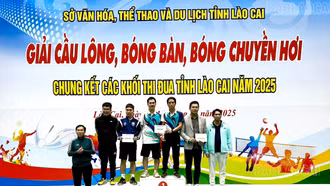 Bế mạc Giải Thể thao các khối thi đua tỉnh Lào Cai năm 2025