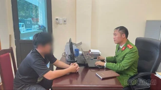 Công an xã Bảo Nhai kịp thời phát hiện học sinh có dấu hiệu tự chế pháo nổ