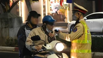 10h mùng 1 Tết Bính Ngọ 2026 đồng loạt tổng kiểm tra nồng độ cồn toàn quốc