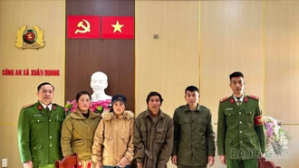 Phó Trưởng Công an xã Xuân Quang kịp thời giúp người dân gặp nạn trong đêm