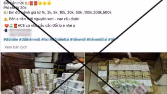 Kinh doanh đổi tiền lẻ dịp Tết: Nhu cầu thật, rủi ro pháp lý lớn