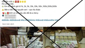 Kinh doanh đổi tiền lẻ dịp Tết: Nhu cầu thật, rủi ro pháp lý lớn