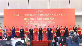 Khai trương Trung tâm Báo chí Đại hội đại biểu toàn quốc lần thứ XIV của Đảng