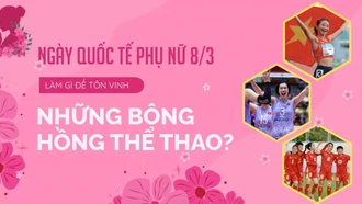 Ngày Quốc tế Phụ nữ 8/3: Cùng tôn vinh những đóa hồng thể thao! 