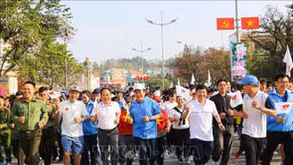 Trên 2.200 người tham gia Ngày chạy Olympic vì sức khỏe toàn dân năm 2026