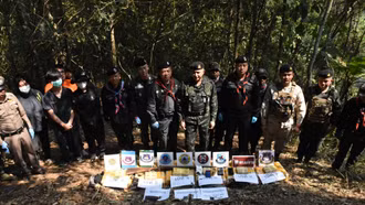 Quân đội Thái Lan tiêu diệt 4 đối tượng, thu giữ 600.000 viên ma túy tổng hợp