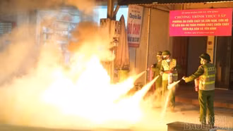 Lào Cai: Tổ liên gia an toàn PCCC toàn tỉnh đồng loạt diễn tập chữa cháy, cứu nạn cứu hộ