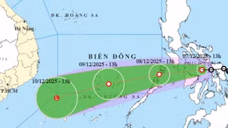 Áp thấp nhiệt đới sắp đổi hướng, diễn biến bất ngờ khi vào Biển Đông