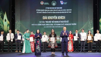 Báo và Phát thanh - Truyền hình tỉnh Lào Cai giành giải Khuyến khích Giải báo chí toàn quốc về nông nghiệp, nông dân, nông thôn