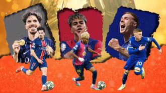 5 ứng cử viên cho Quả Bóng Vàng 2025: Cole Palmer có vượt qua Vitinha và Yamal?