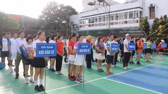 Khai mạc Giải Pickleball chào mừng Đại hội Đảng bộ phường Lào Cai lần thứ I, nhiệm kỳ 2025 – 2030.
