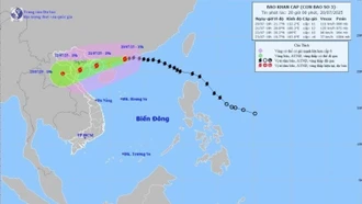 Tin mới nhất về bão số 3: Giật cấp 14, cách Quảng Ninh – Hải Phòng 480km