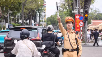 Hà Nội: Phân luồng giao thông phục vụ lễ xuất quân, diễn tập bảo vệ Đại hội Đảng