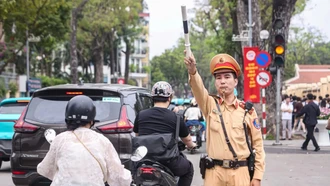 Hà Nội: Phân luồng giao thông phục vụ lễ xuất quân, diễn tập bảo vệ Đại hội Đảng