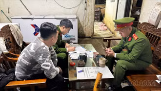 Công an phường Trung Tâm xử phạt 1 trường hợp vi phạm hành chính trong lĩnh vực thú y