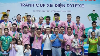 Câu lạc bộ Tùng Anh đăng quang ngôi vô địch Giải Futsal tỉnh Lào Cai năm 2025