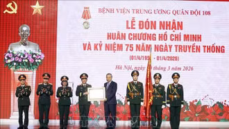Tổng Bí thư Tô Lâm dự Lễ Kỷ niệm 75 năm Ngày truyền thống của Bệnh viện 108