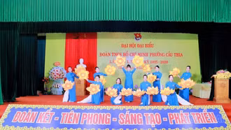 Đại hội đại biểu Đoàn TNCS Hồ Chí Minh phường Cầu Thia: Đoàn kết -Tiên phong - Sáng tạo - Phát triển