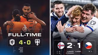 Hà Lan thắng đậm, Hojlund tiếp tục ghi bàn, Đảo Faroe lại gây sốc