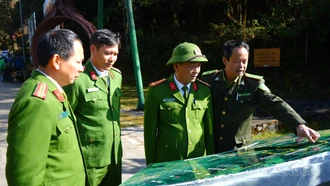 Công an tỉnh Lào Cai làm việc với Vườn Quốc gia Hoàng Liên về công tác phòng cháy, chữa cháy rừng